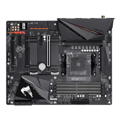 GIGABYTE (B550 AORUS PRO AC) - Carte mère - avec véritable VRM numérique 12 + 2 phases - dissipateur thermique Fins-Array - caloduc Direct-Touch - double PCIe 4.0/3.0 x 4 M.2 avec protections thermiques