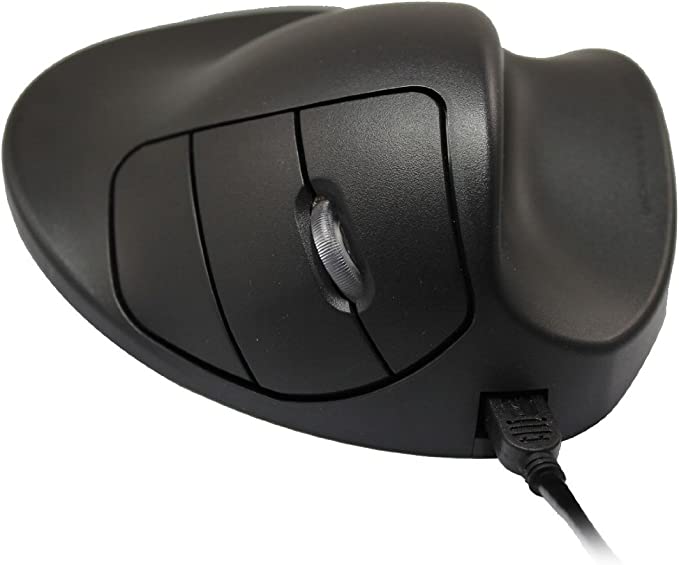 Hippus LS2WL Souris filaire à clic pour gaucher Taille S Noir (ergonomique)