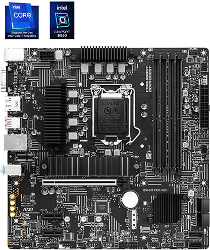 MSI Carte mère Intel B560M PRO-VDH WiFi LGA 1200 Intel B560 SATA 6 Go/s Micro ATX