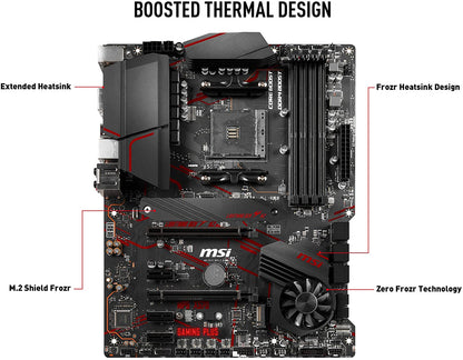 MSI Performance Gaming Carte mère ATX AMD Ryzen 2ND & 3e génération X570 AM4 DDR4 HDMI PCIe 4 M.2 USB 3.1 CFX