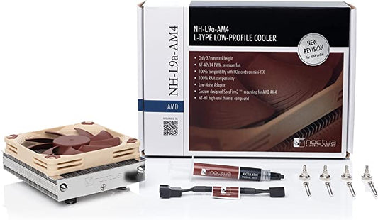 Noctua NH-L9a-AM4 Refroidisseur pour processeur AMD AM4 Marron