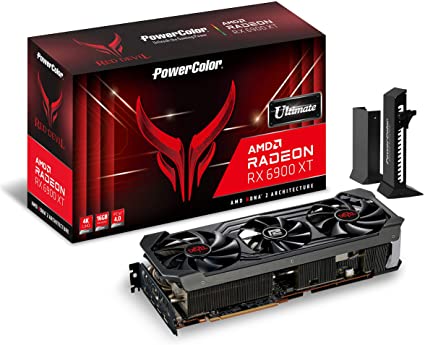 PowerColor Red Devil AMD Radeon RX 6900 XT Ultimate Carte graphique avec mémoire GDDR6 de 16 Go, alimentée par AMD RDNA 2, HDMI 2.1