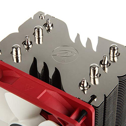 RAIJINTEK Themis Evo Refroidisseur de processeur Rouge/blanc 120 mm