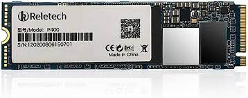 Disque SSD interne ReleTech P400 avec interface M.2 PCIe Technologie 2280 NVMe 3D-NAND Gen3 x4 NVMe PC SSD jusqu'à 3 500 Mo/s (1 To)