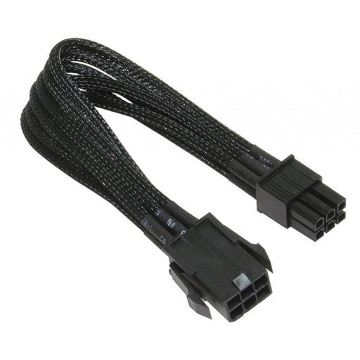 Câble Silverstone 6-Pin-PCIe vers 6-Pin-PCIe 250mm - Noir