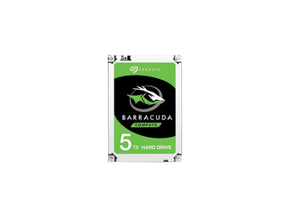 Seagate BarraCuda ST5000LM000 Disque dur interne SATA 6 Go/s 5400 tr/min 128 Mo de cache pour ordinateur de bureau 5 To
