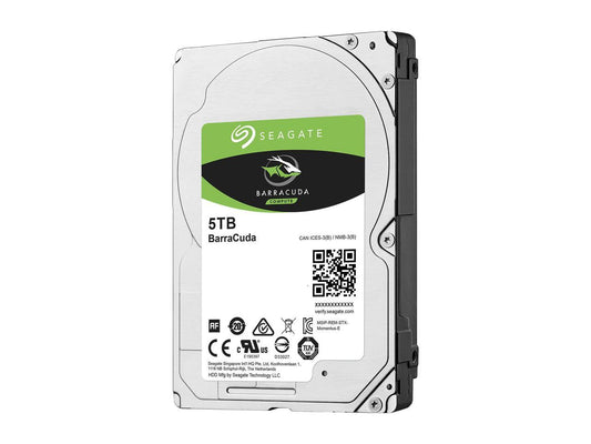 Seagate BarraCuda ST5000LM000 Disque dur interne SATA 6 Go/s 5400 tr/min 128 Mo de cache pour ordinateur de bureau 5 To