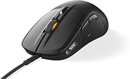 SteelSeries Rival 710 Souris de jeu – Capteur optique TrueMove3 16 000 CPI – Écran OLED – Alertes tactiles – Éclairage RVB