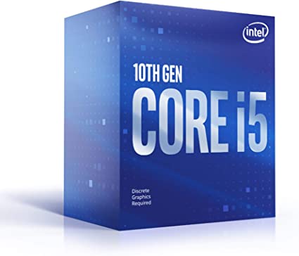 Intel Core i5-10400F Processeur de bureau 6 cœurs jusqu'à 4,3 GHz sans processeur graphique LGA1200 (chipset Intel 400 Series) 65 W, numéro de modèle : BX8070110400F