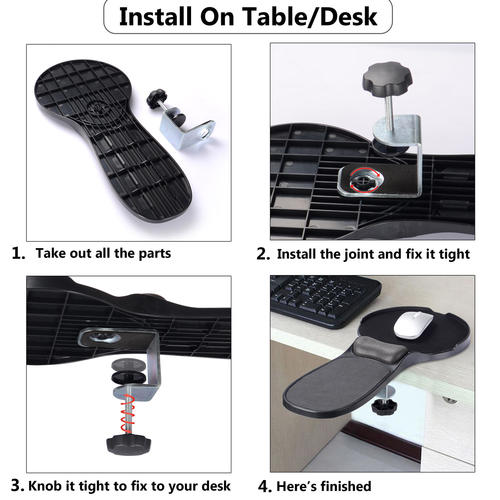 Bureau à domicile ergonomique ordinateur repose-bras chaise accoudoir tapis de souris tapis support